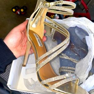 sparkly bling steve madden heels